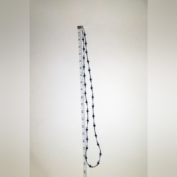 🥬NWT Boho Chic Artisan Handmade AAAA Shiny Crystal Bead Necklace Long Necklace - Picture 8 of 16